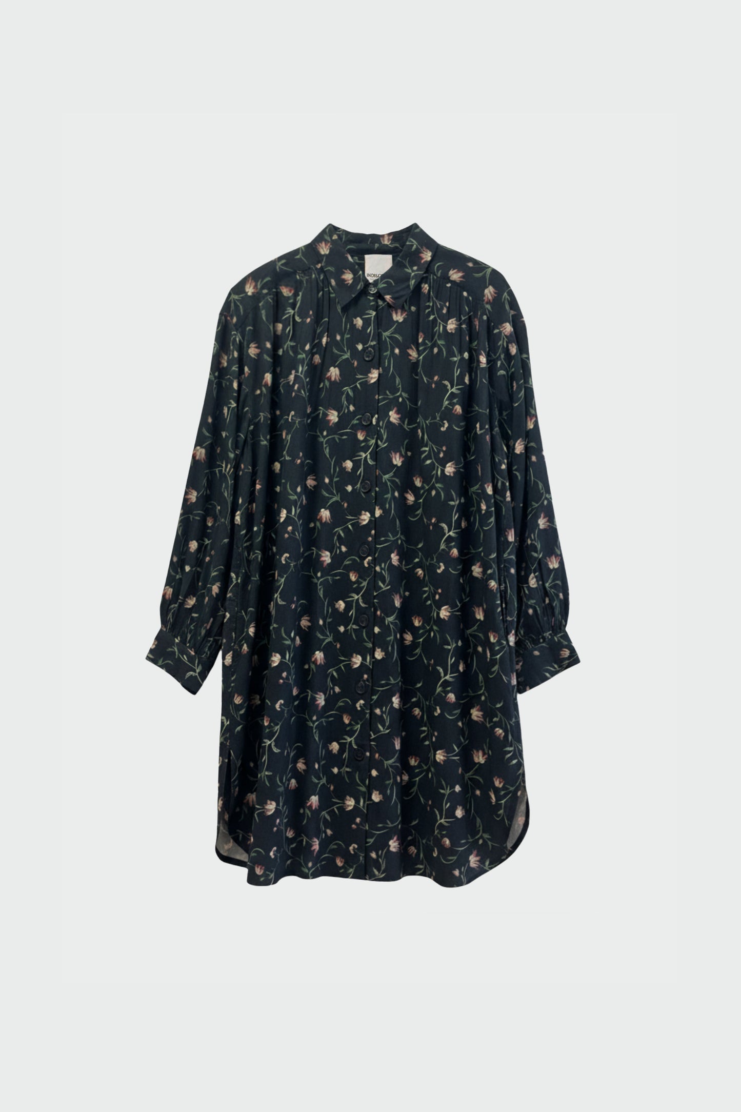 VESTIDO CAMISERO ESTAMPADO FLORAL