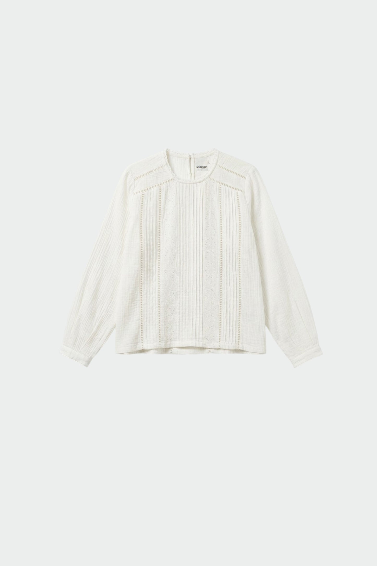 BLUSA ROMÁNTICA DOBLE GASA