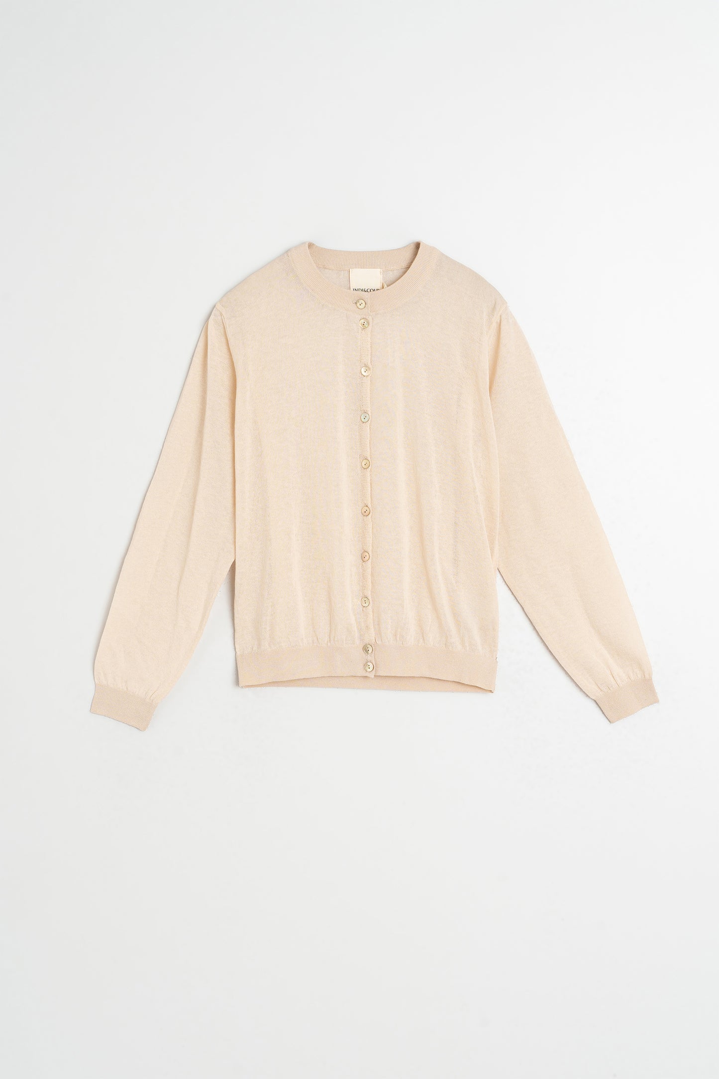 CHAQUETA PUNTO TRANSPARENTE