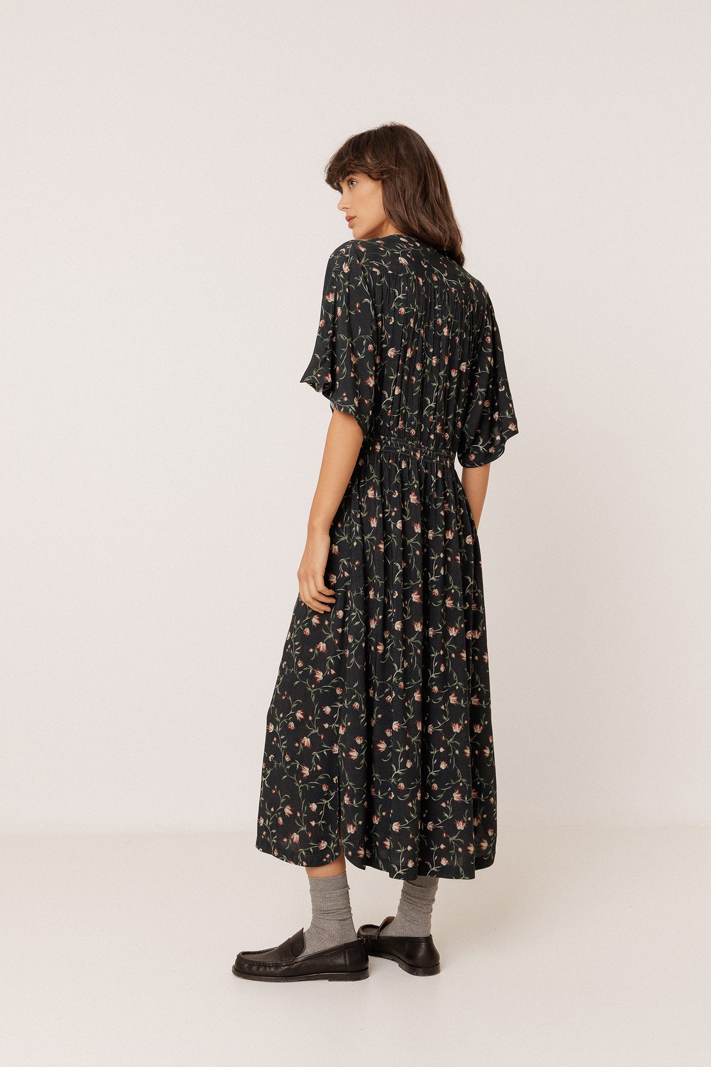 VESTIDO LARGO ESTAMPADO FLORAL