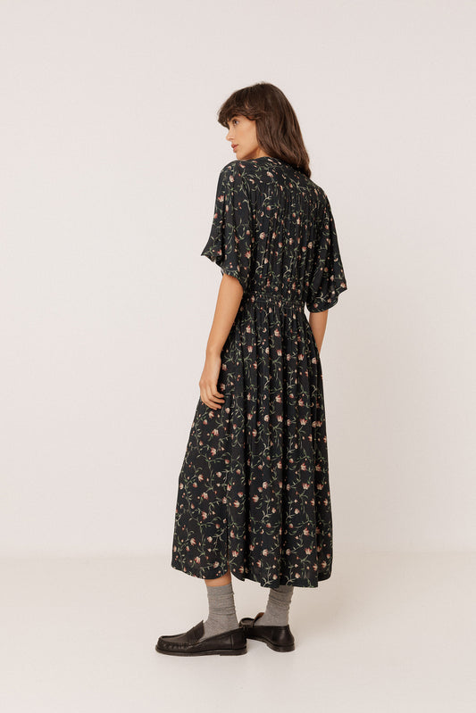 VESTIDO LARGO ESTAMPADO FLORAL 5