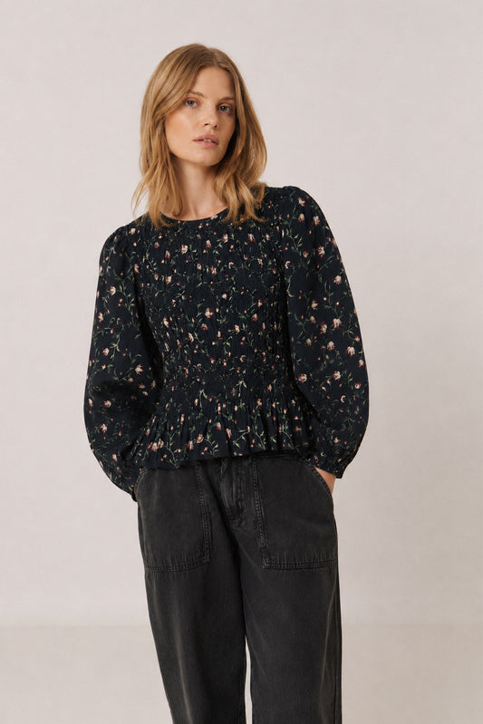 BLUSA SMOCK ESTAMPADO FLORAL 2