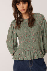 BLUSA SMOCK ESTAMPADO FLORAL