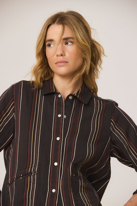STRIPED OVERSHIRT 2