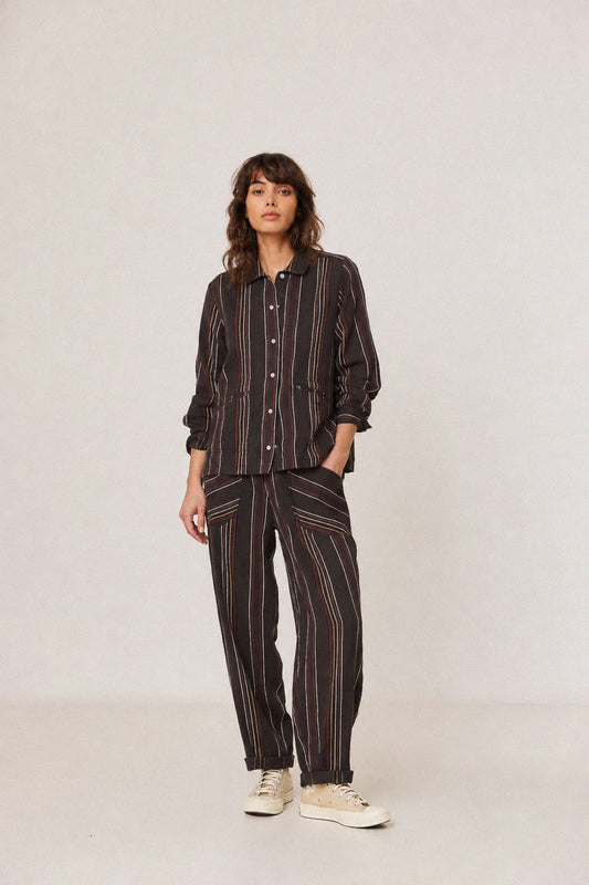 [CL] STRIPED CARROT PANTS 2