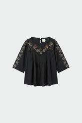 BLOUSE EMPIÈCEMENT BRODÉ