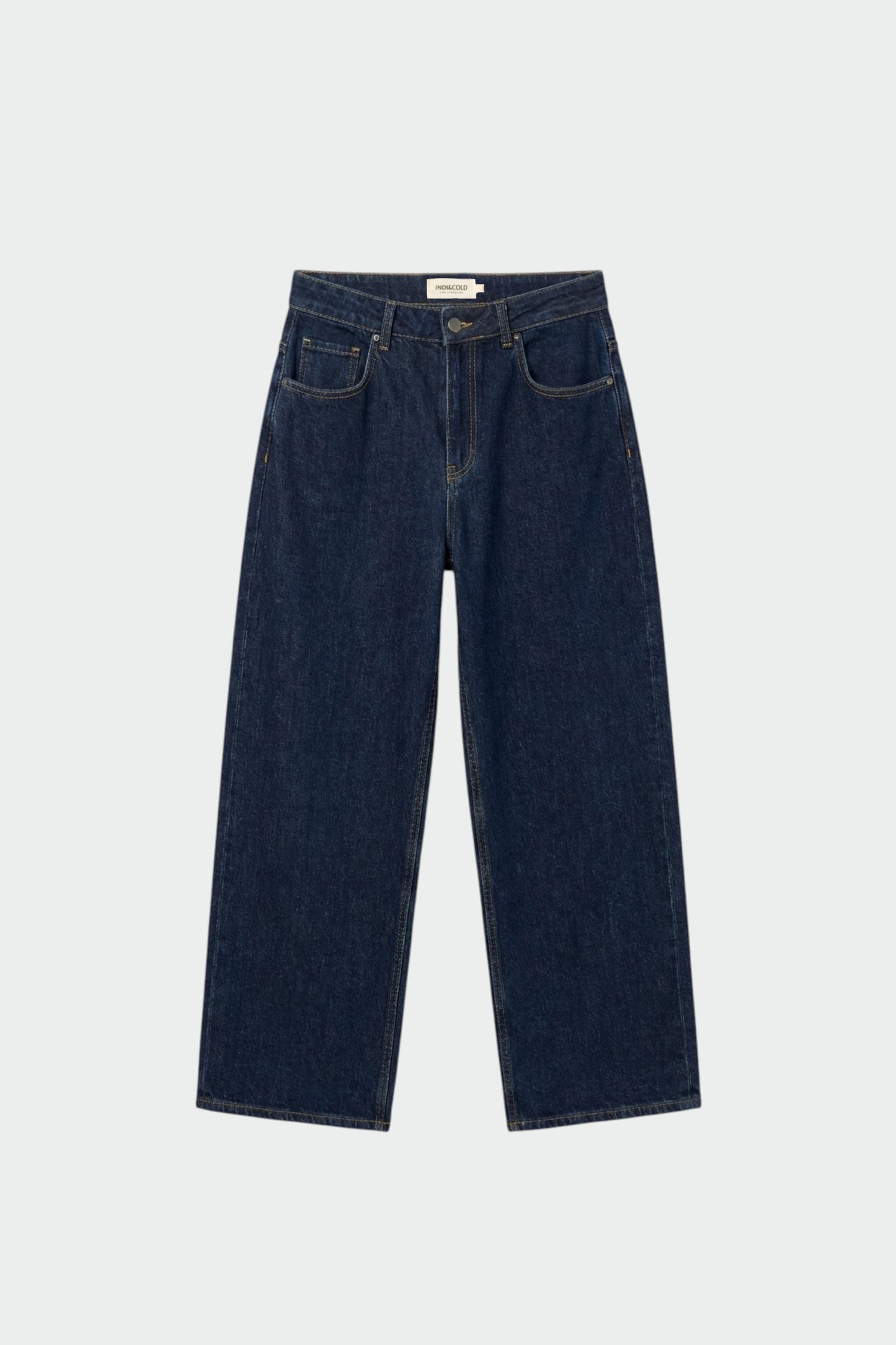 WIDE-LEG DENIM PANTS