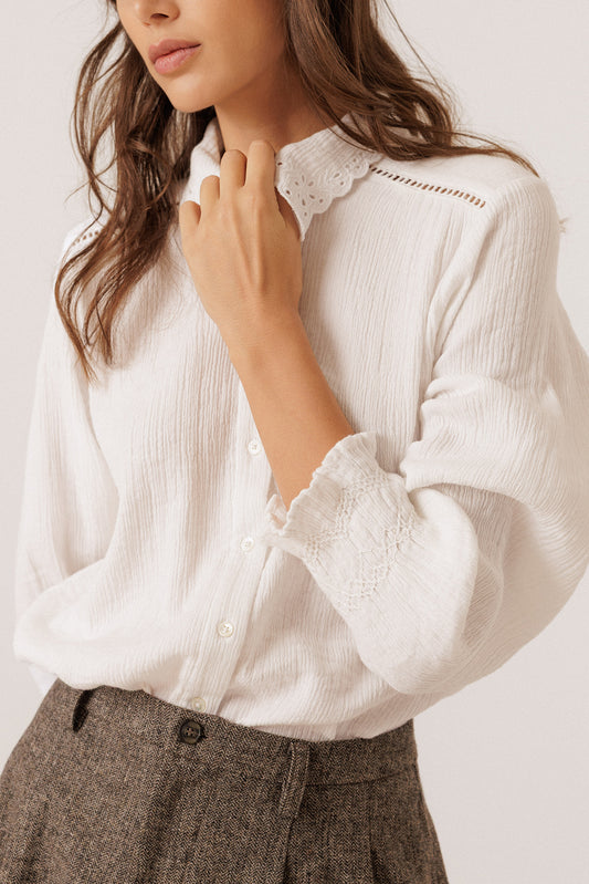CAMISA ROMÁNTICA DOBLE GASA 4