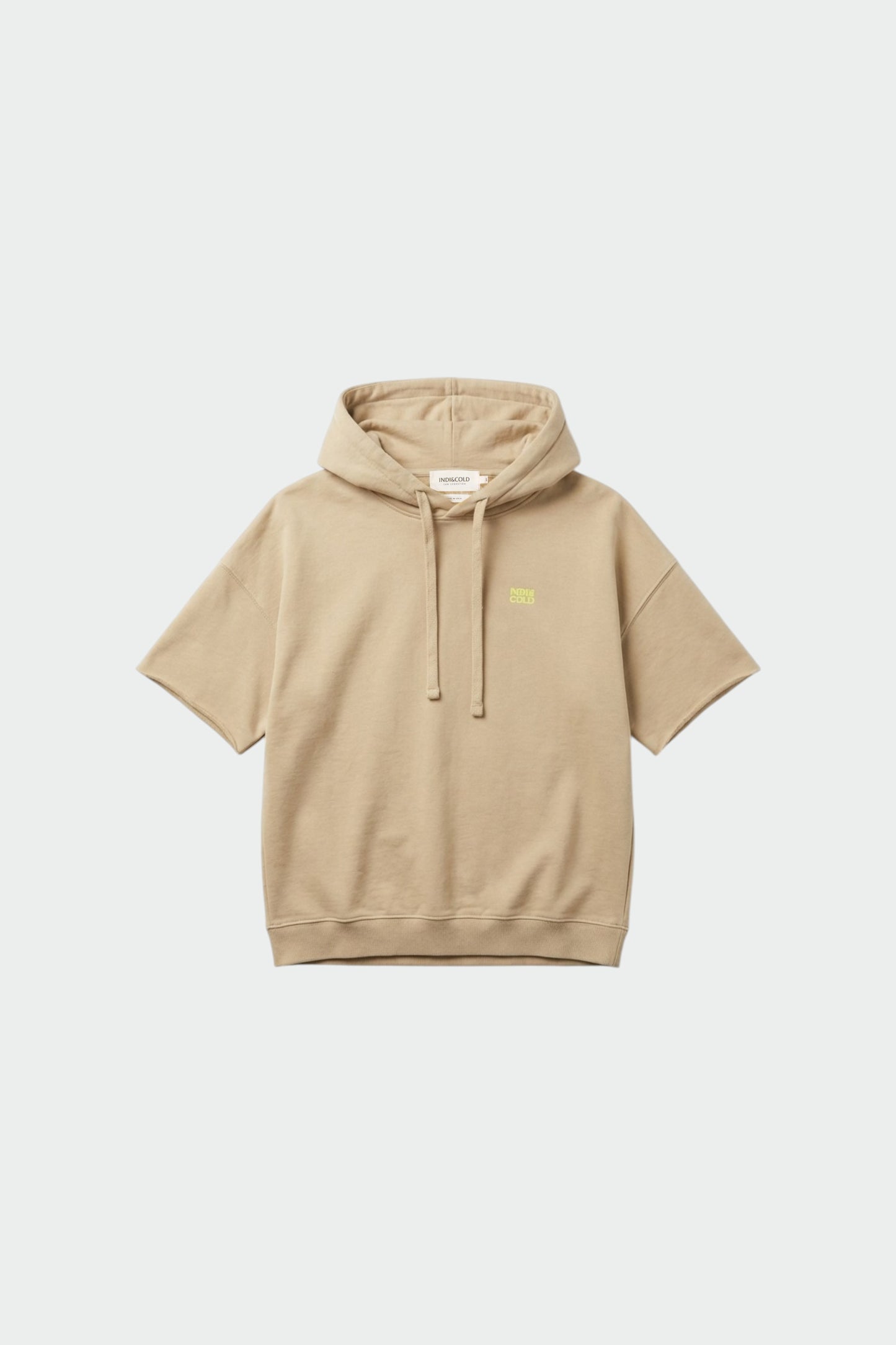 SUDADERA CON CAPUCHA MANGA CORTA