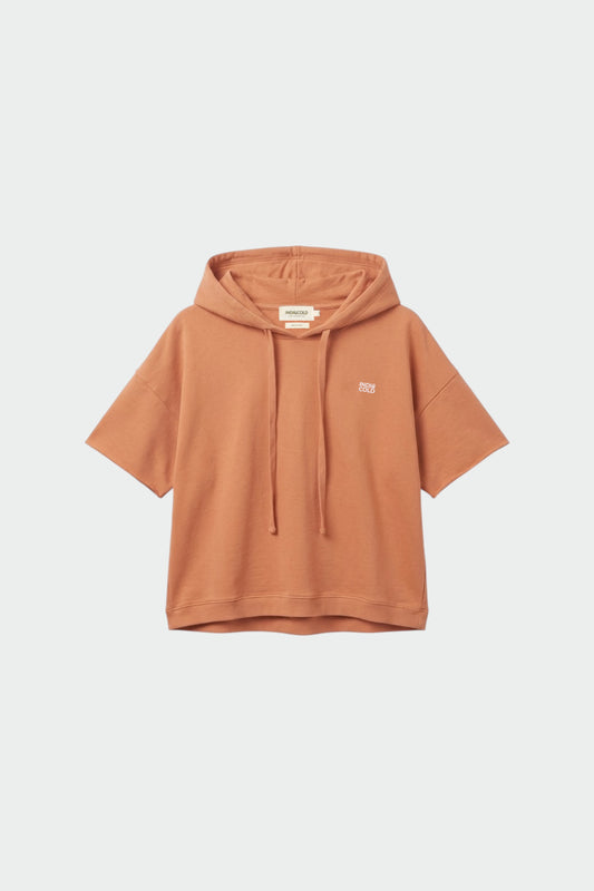 SUDADERA CON CAPUCHA MANGA CORTA 6