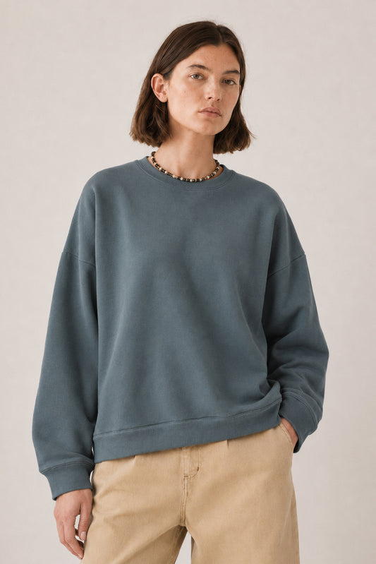 [CL] BASIC PLEATED SWEATSHIRT 3