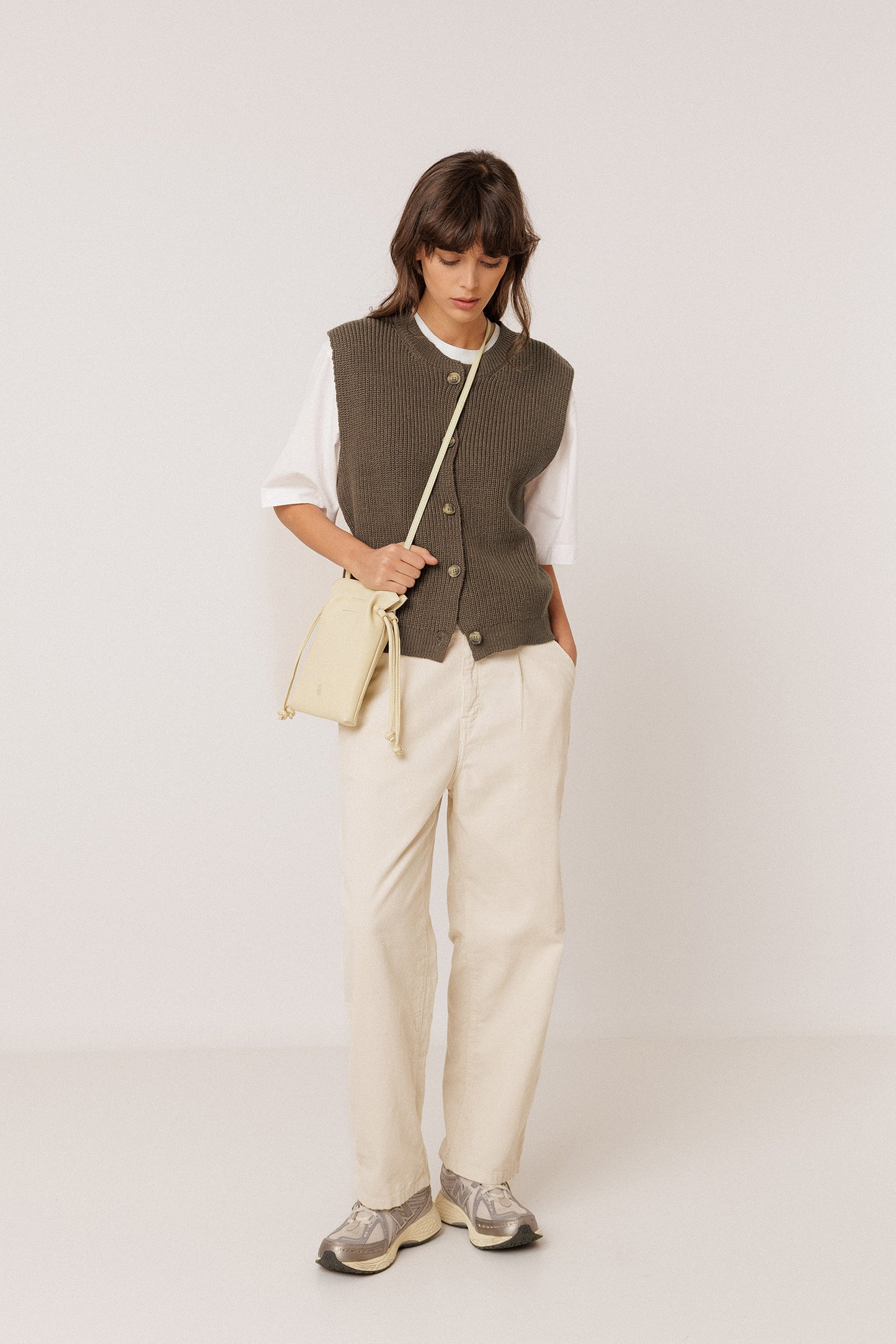 MINI SAC EN CUIR FRONCÉ