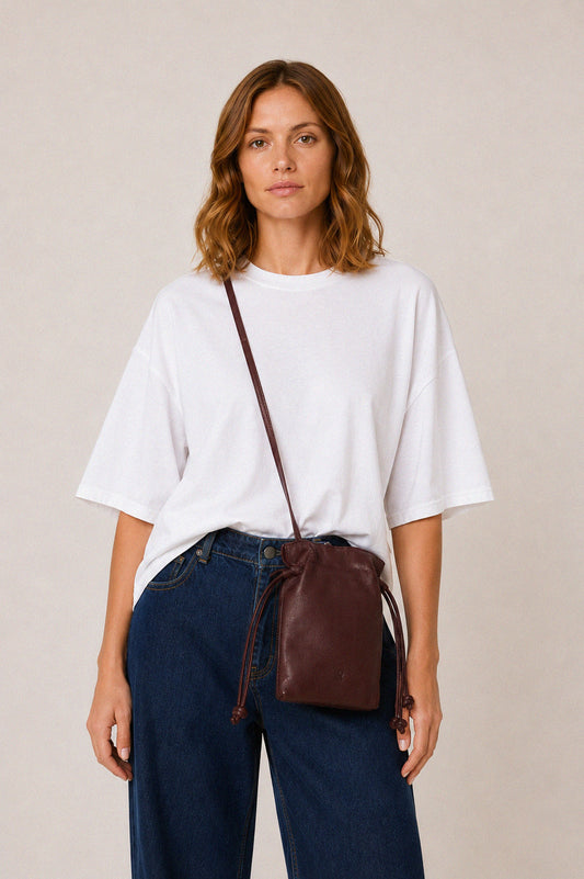 MINI BOLSO PIEL FRUNCIDA 2