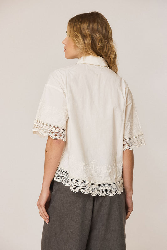CAMISA BORDADA POPELÍN 5