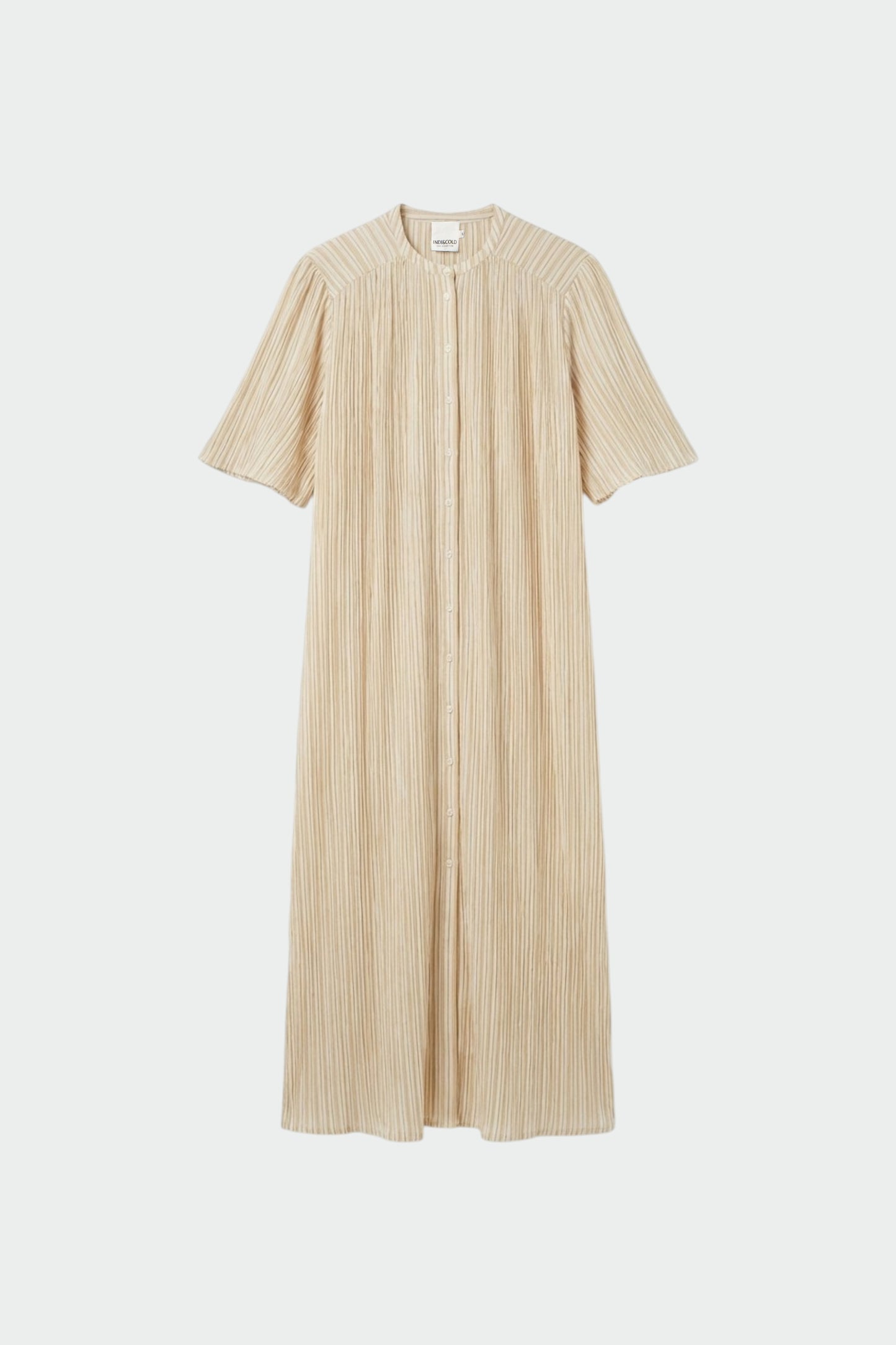 VESTIDO RAYAS DOBLE GASA