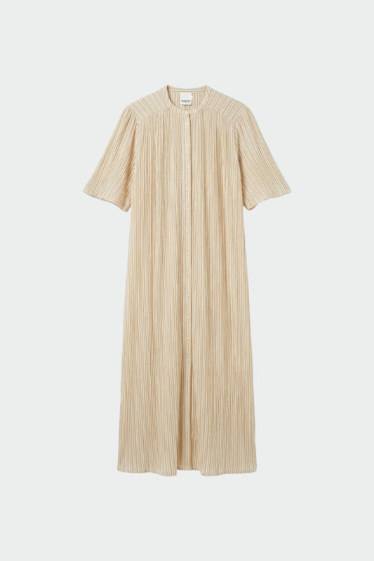VESTIDO RAYAS DOBLE GASA 7