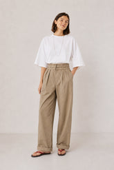 PANTALÓN CARROT POPELÍN