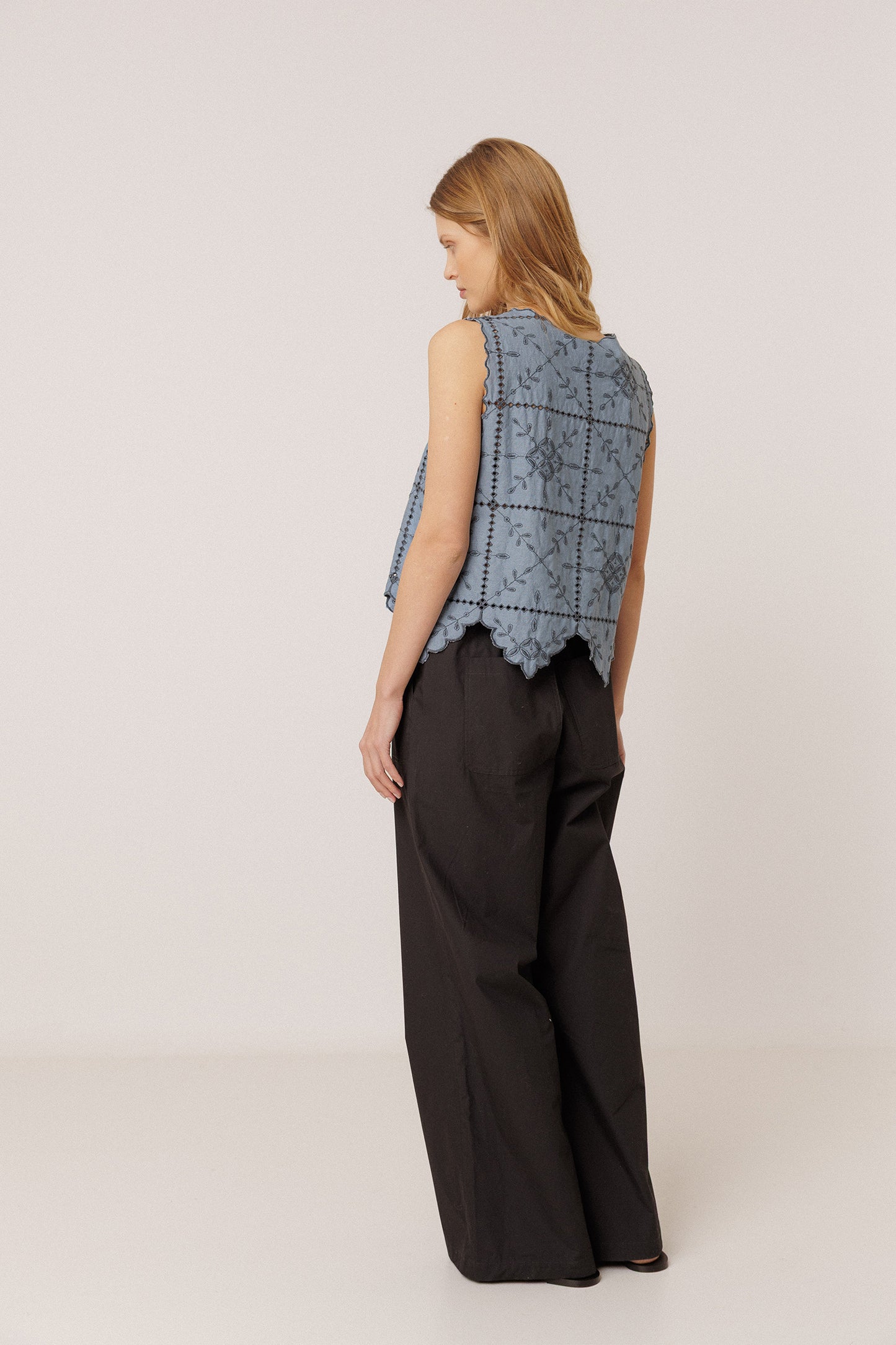 PANTALÓN ENGOMADO POPELÍN