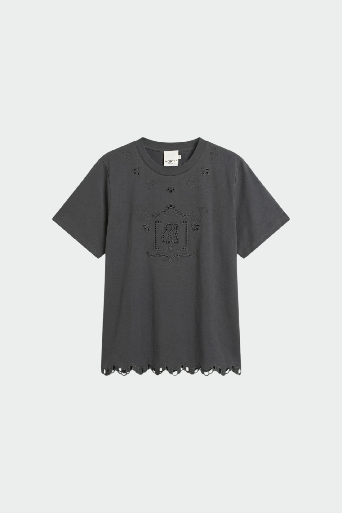 CAMISETA ANAGRAMA DIBUJOS CALADOS