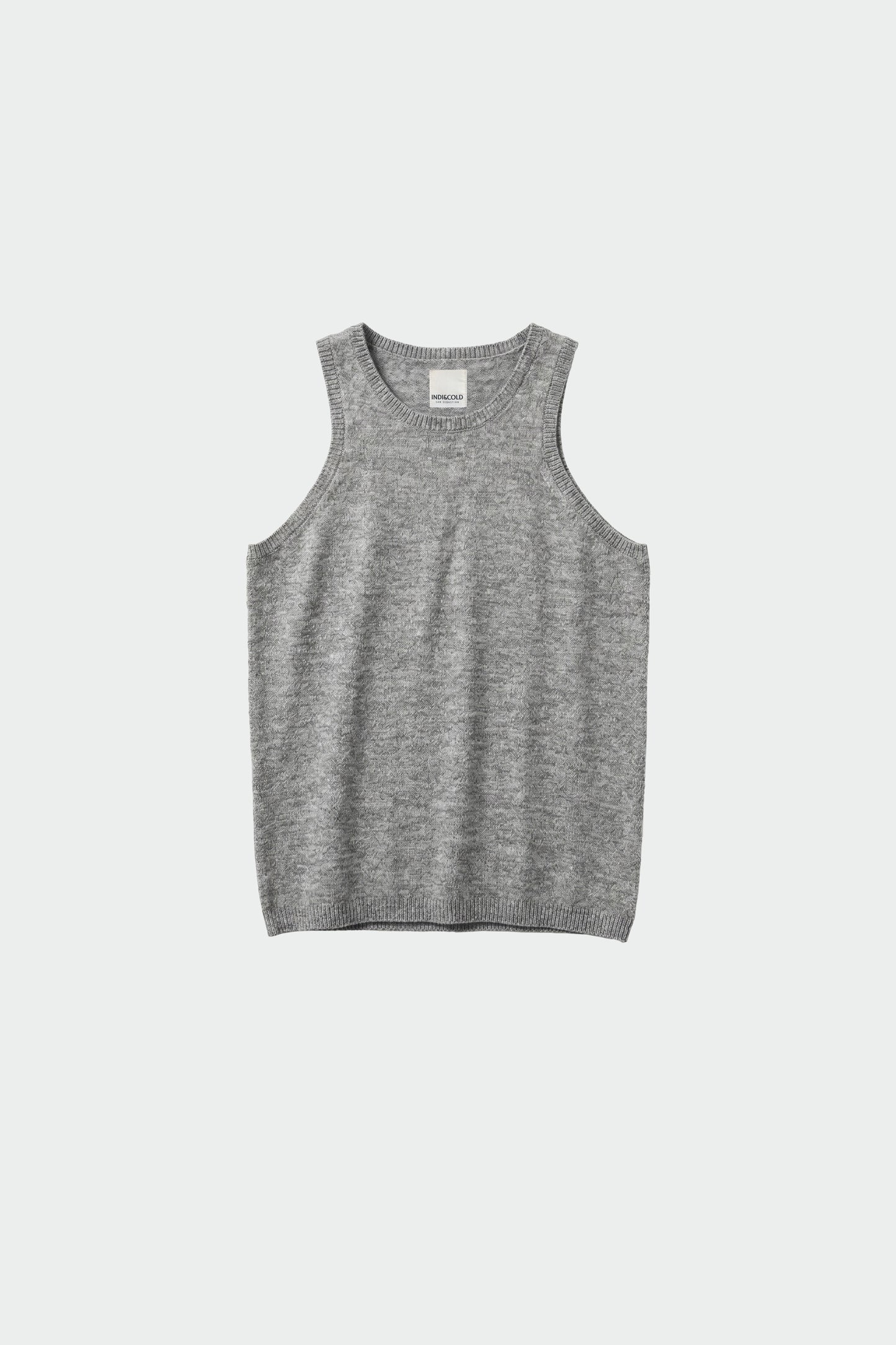 TOP HALTER PUNTO FINO MERINO