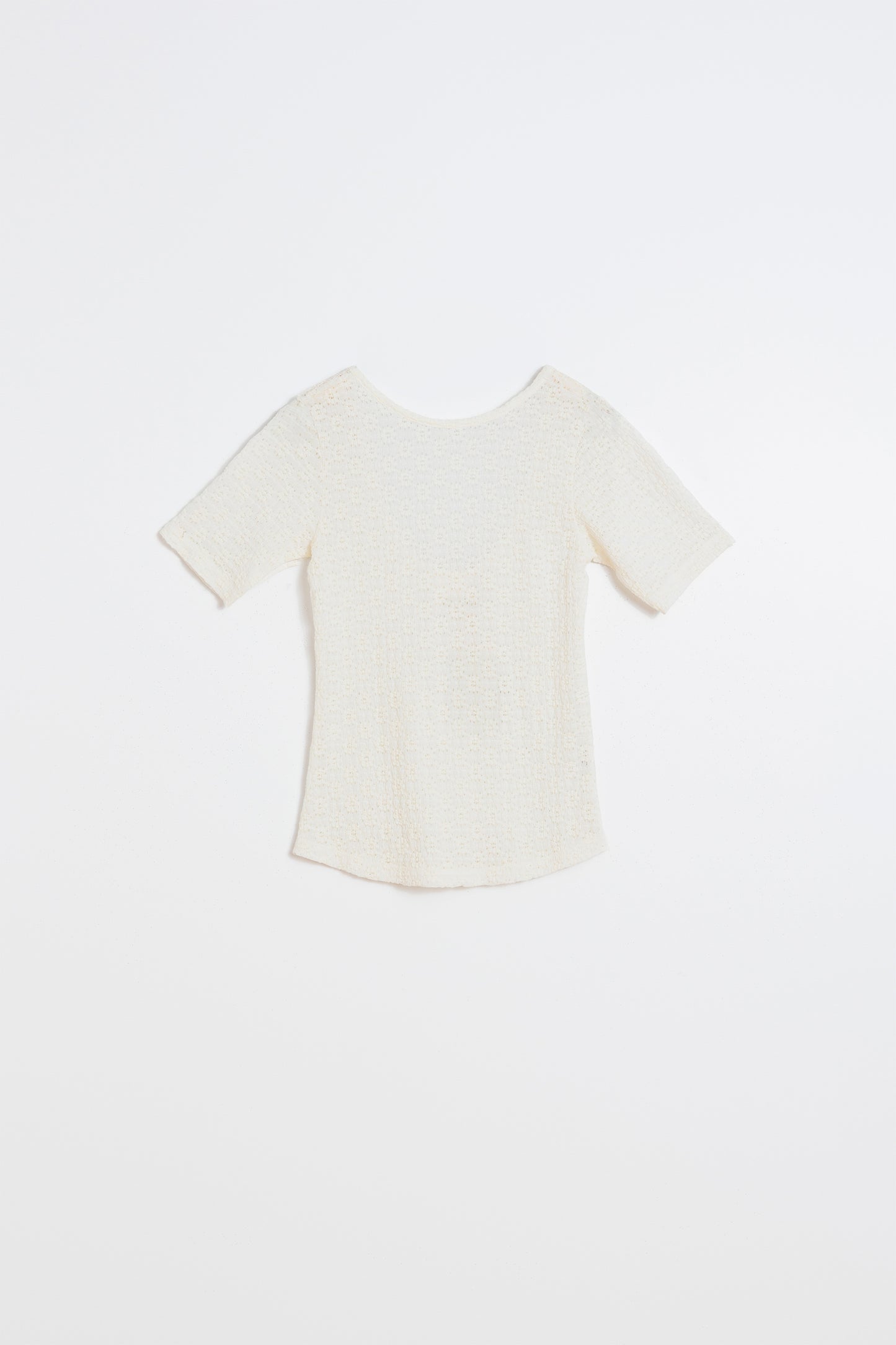 CAMISETA SLIM JACQUARD CIRCULAR