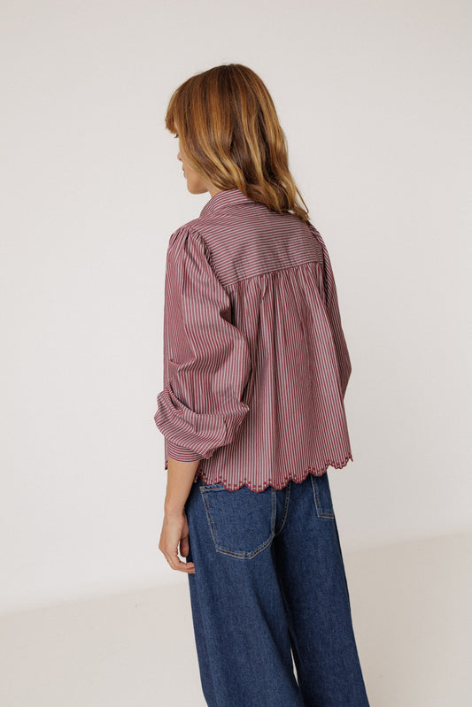 CAMISA RAYAS BAJO FESTONEADO 3