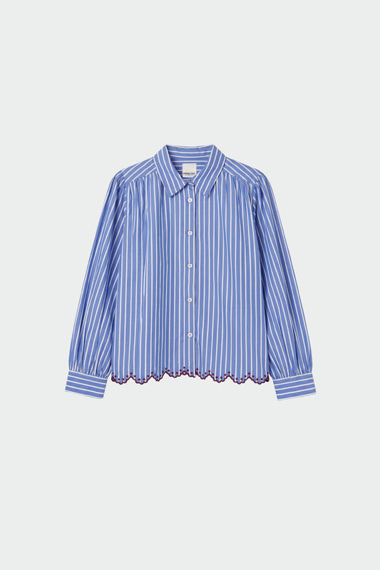 CAMISA RAYAS BAJO FESTONEADO 7