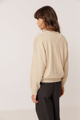 CHAQUETA BÁSICA CON CASHMERE