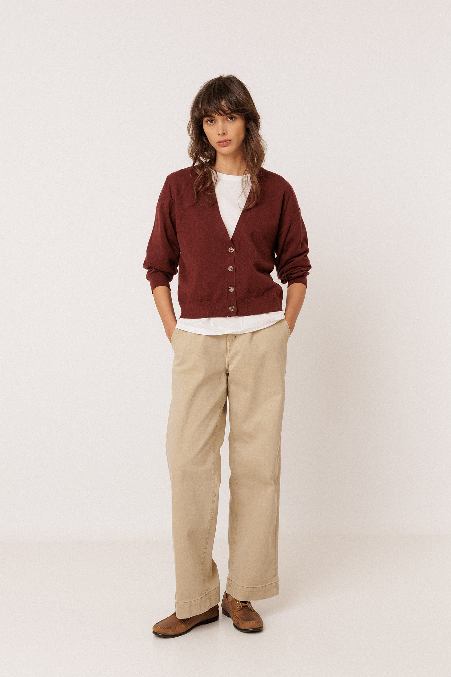 CHAQUETA BÁSICA CON CASHMERE
