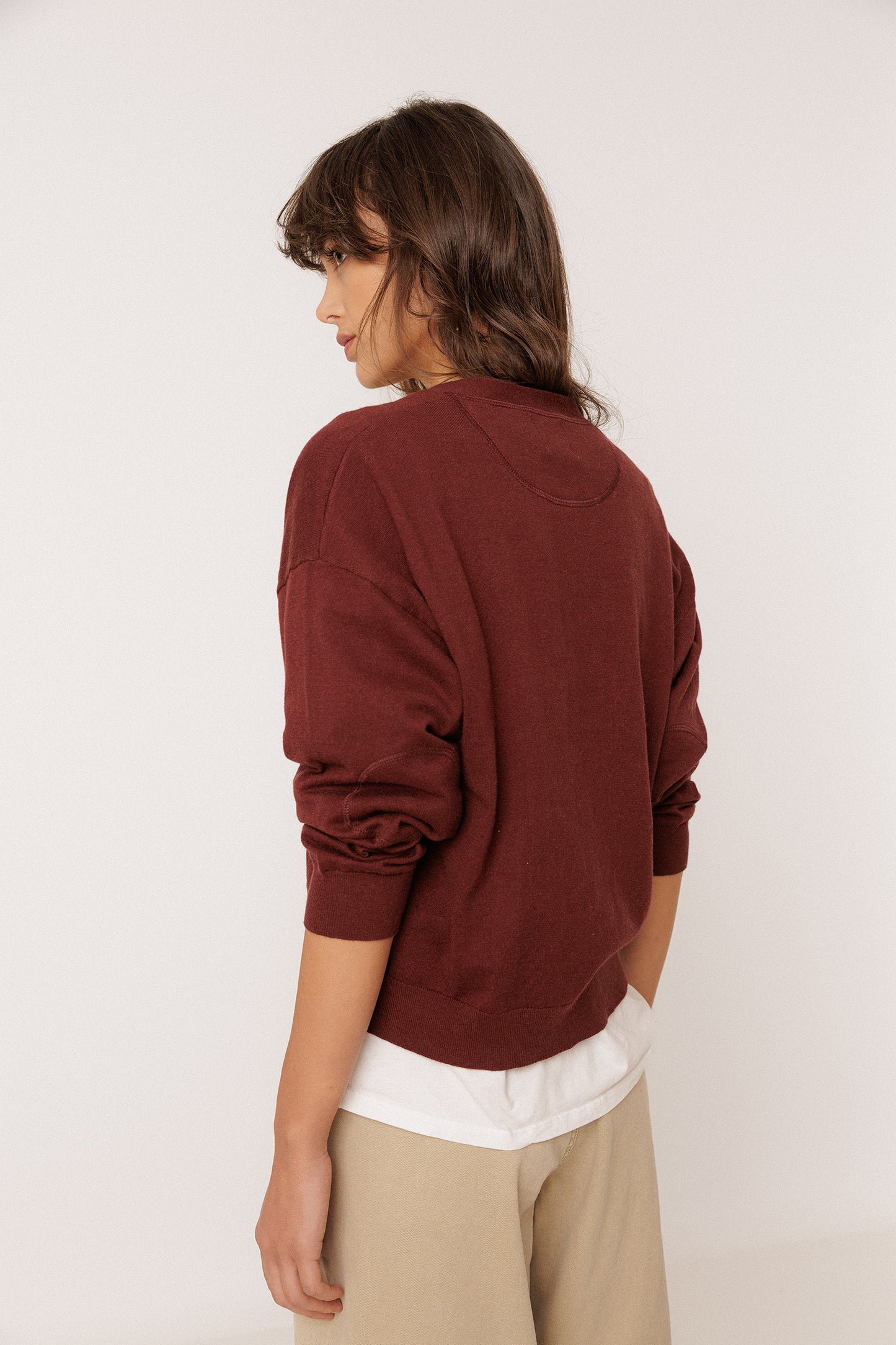 CHAQUETA BÁSICA CON CASHMERE