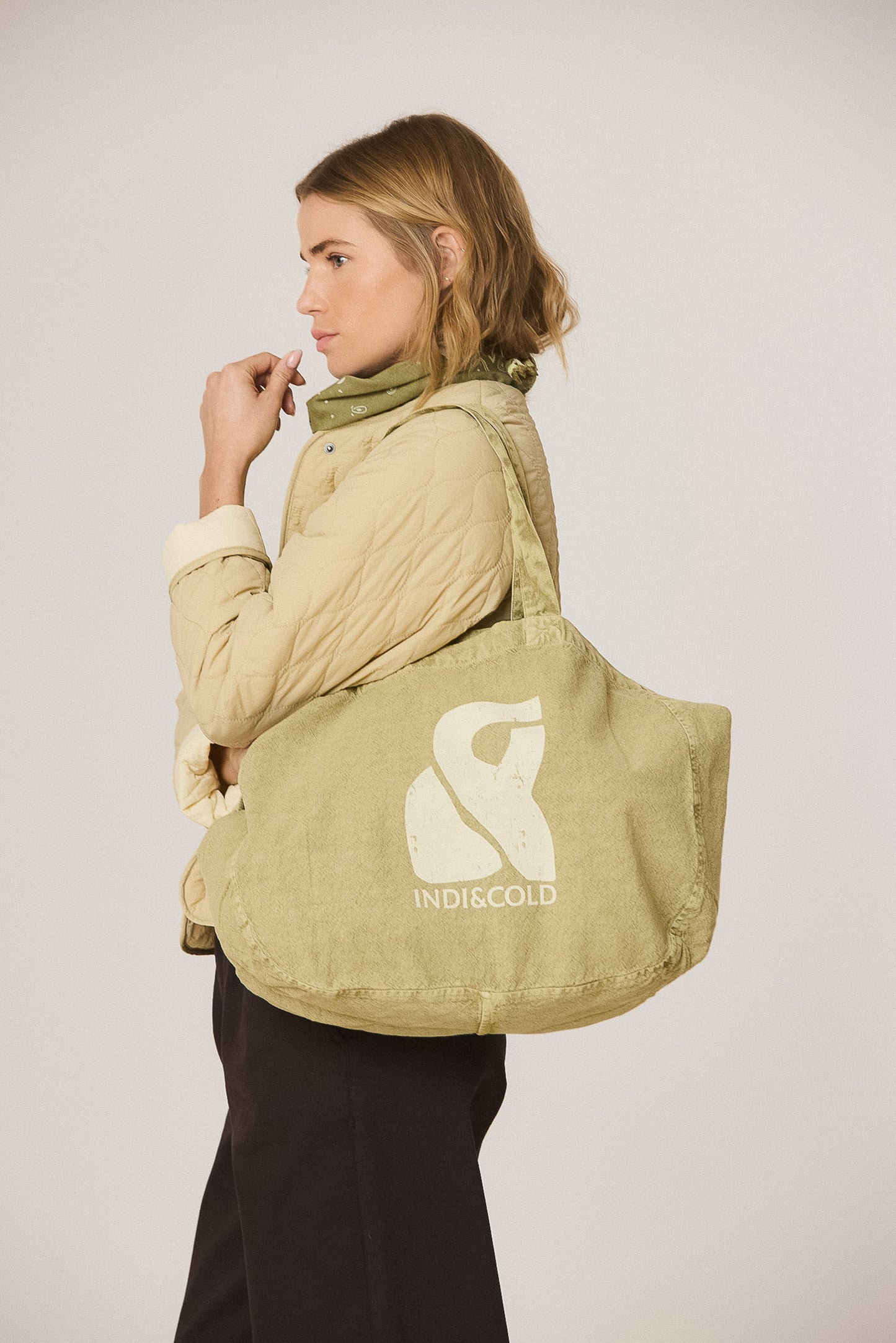 BOLSO ANAGRAMA ALGODÓN RECICLADO