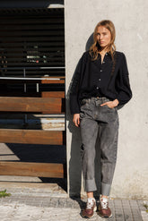 PANTALÓN DENIM VUELTO