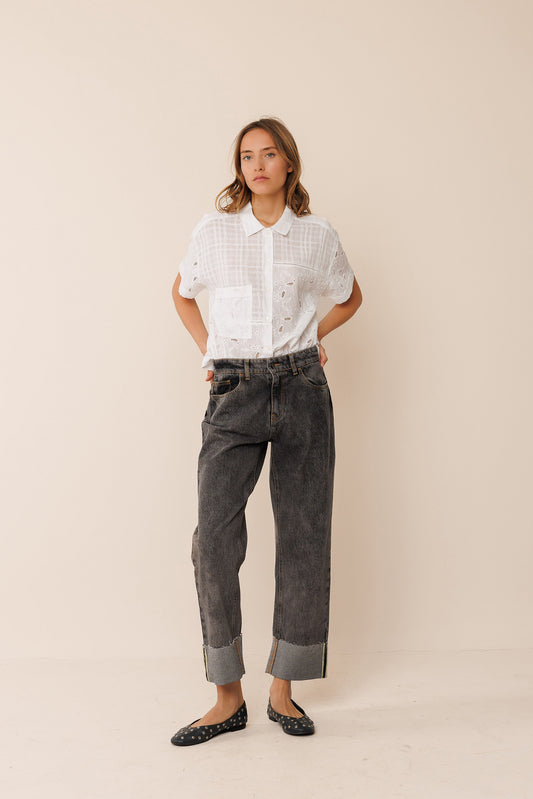 PANTALÓN DENIM VUELTO 2