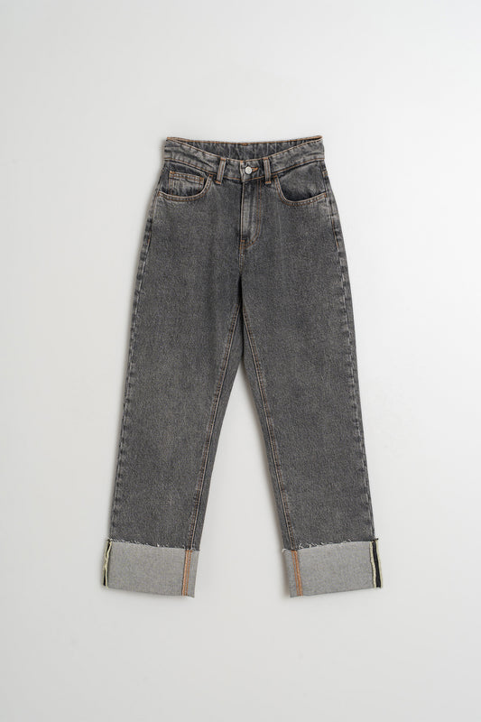 PANTALÓN DENIM VUELTO 5