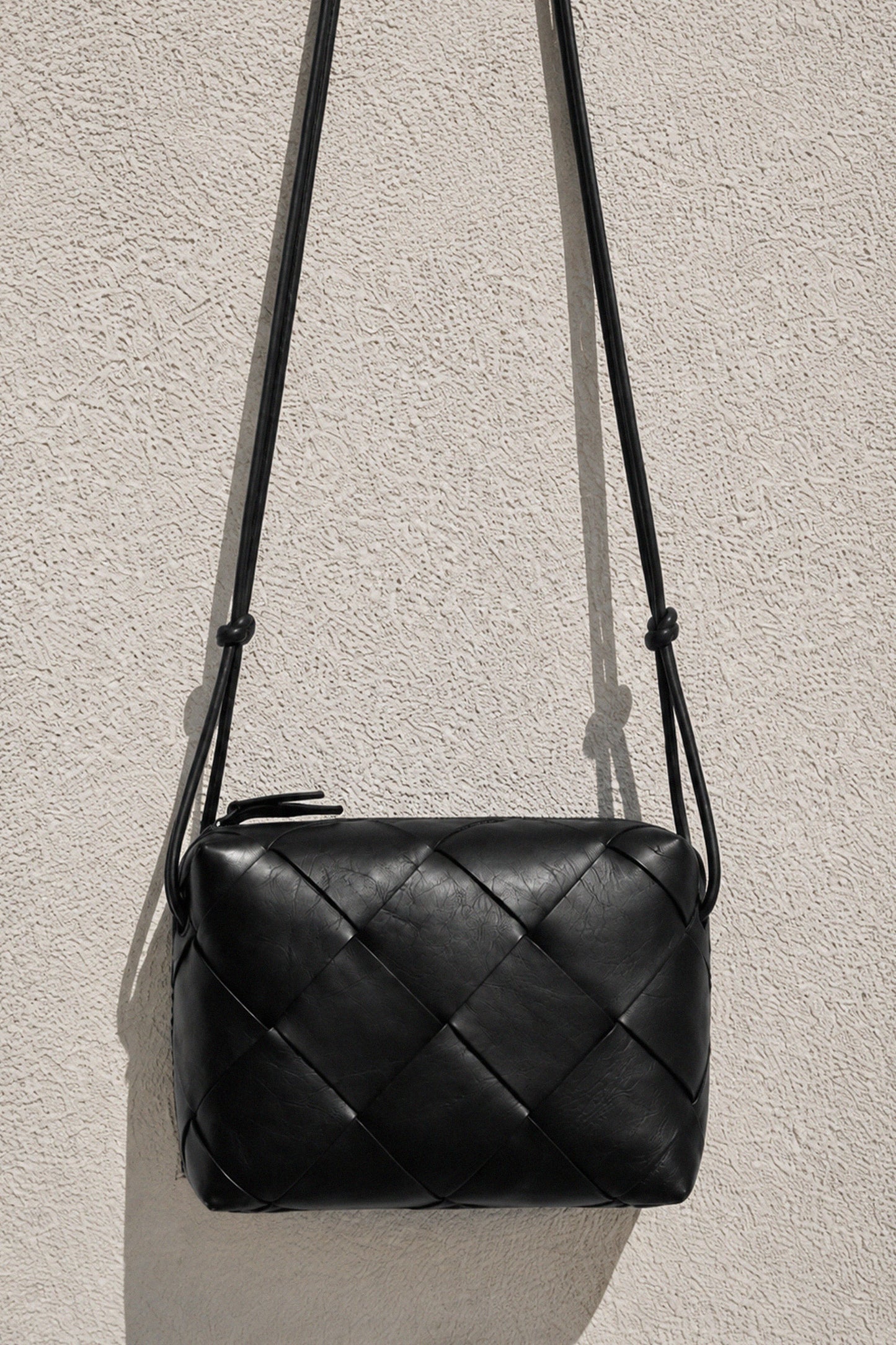 CROSSBODY BOX LEATHER BAG