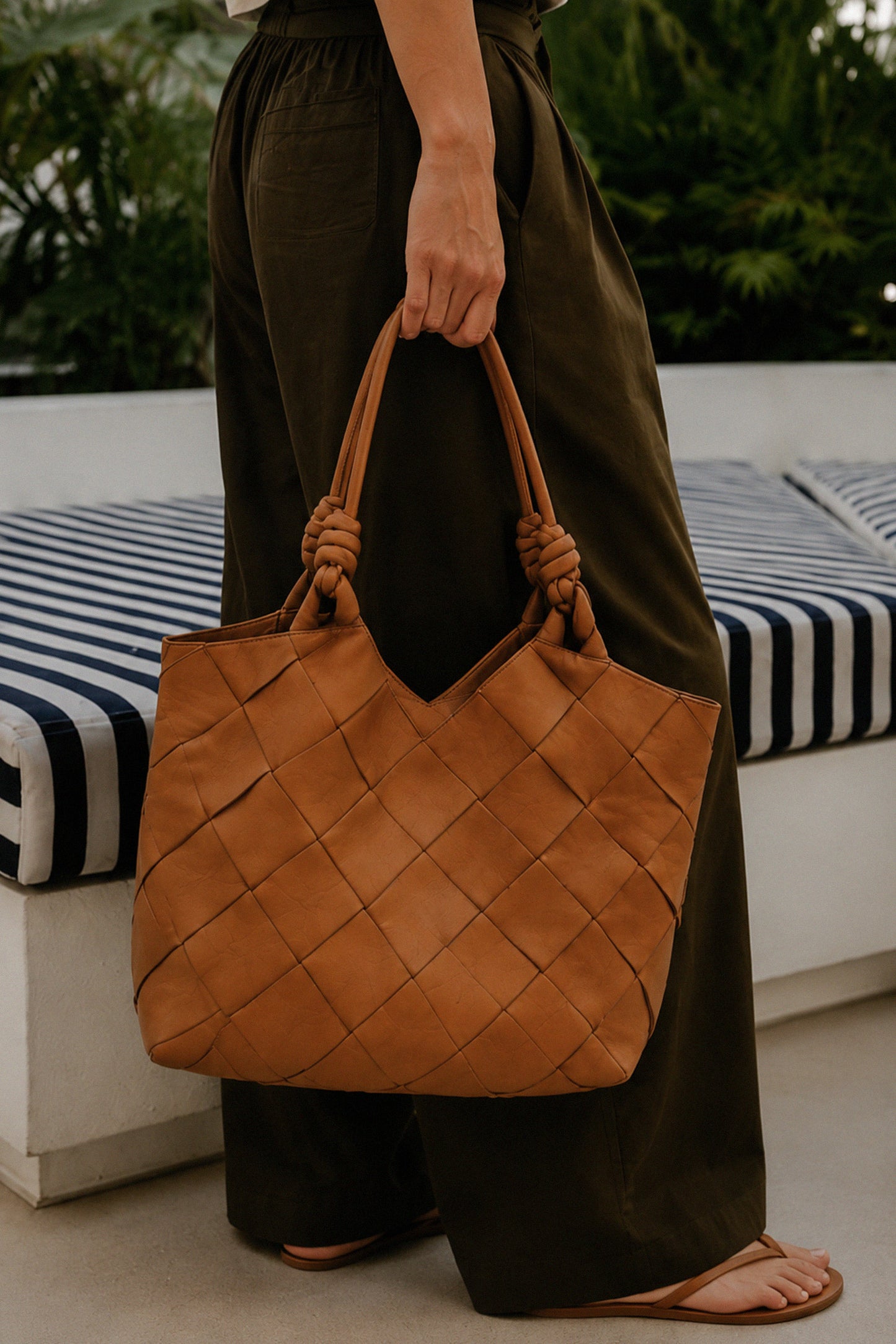 BOLSO MAXI TRENZADO PIEL