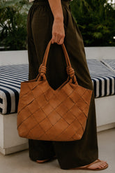 BOLSO MAXI TRENZADO PIEL