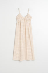 VESTIDO VICHY TIRANTE