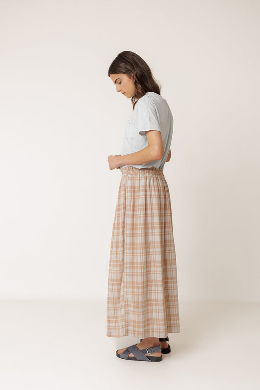 COTTON PLAID SKIRT 3