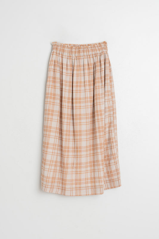 COTTON PLAID SKIRT 5