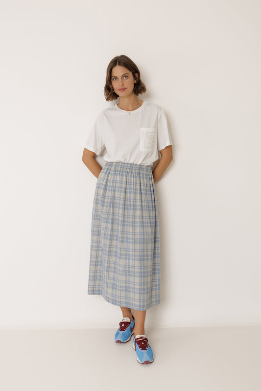 [CL] COTTON PLAID SKIRT 2
