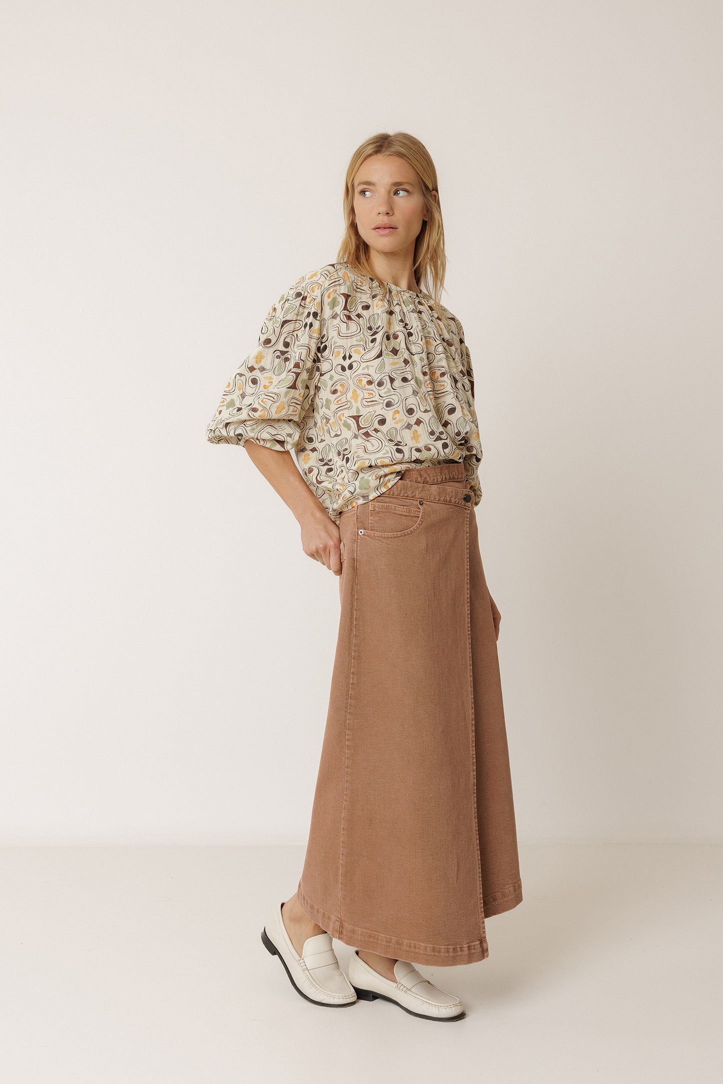BLUSA ESTAMPADA DOBLE GASA