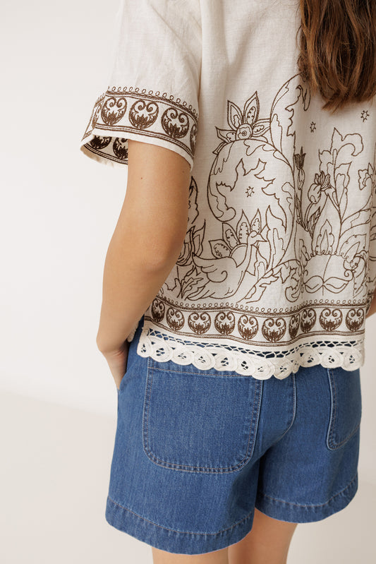 CAMISA BORDADO CONTRASTE 3