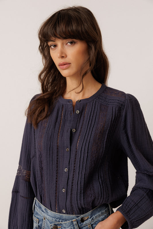 CAMISA ROMÁNTICA DOBLE GASA 4