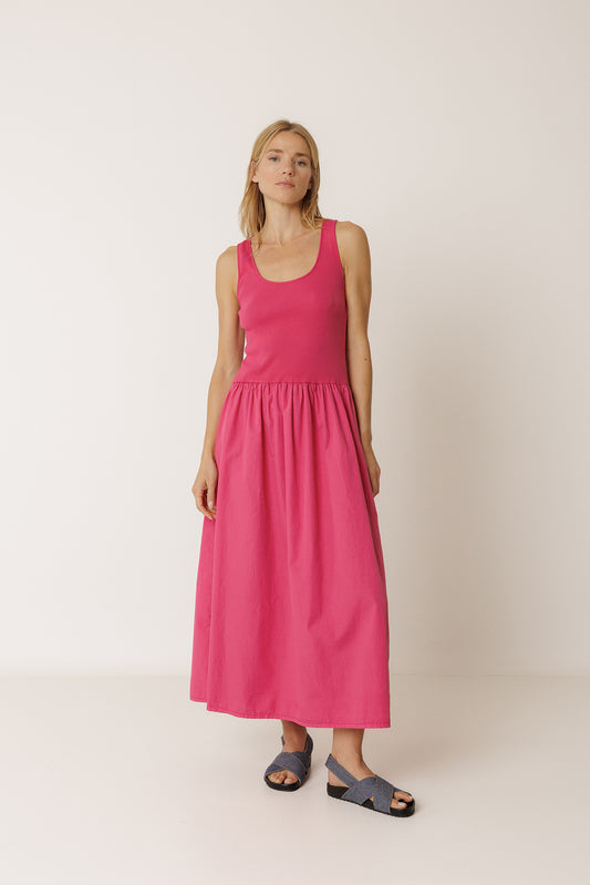 VESTIDO POPELÍN COMBINADO 1