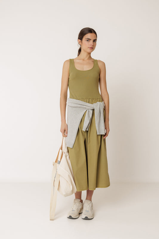 VESTIDO POPELÍN COMBINADO 2