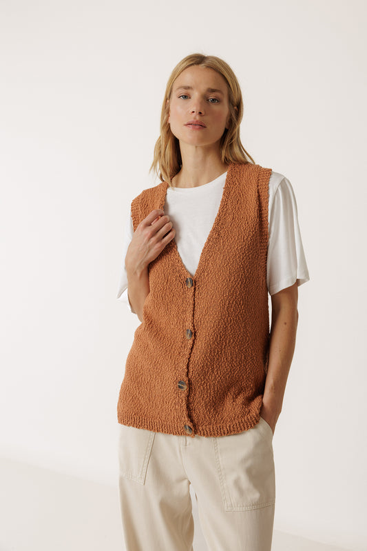 CHALECO BOUCLÉ ALGODÓN ORGÁNICO 4