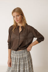 CHAQUETA PUNTO TRANSPARENTE