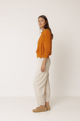 CHAQUETA PUNTO TRANSPARENTE