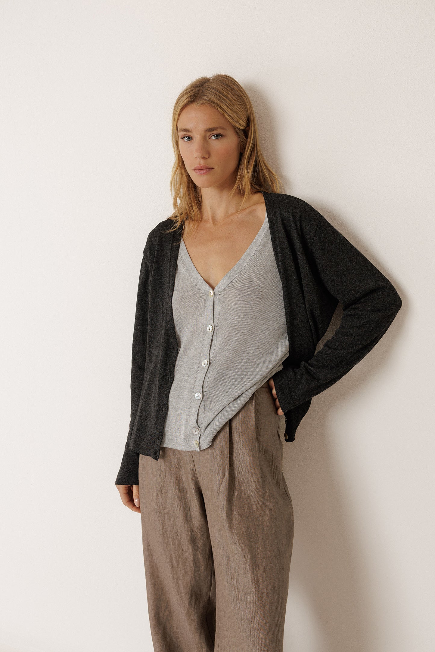 CHAQUETA EFECTO DOBLE PRENDA